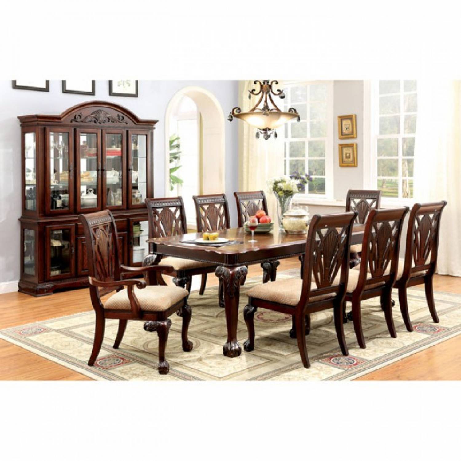 Formal dining room chairs cherry hot sale